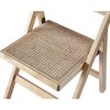 Isl Furnishings Ibiza Rattan Modern Folding Chair 2, Natural CH51DC-2PK-NATURAL